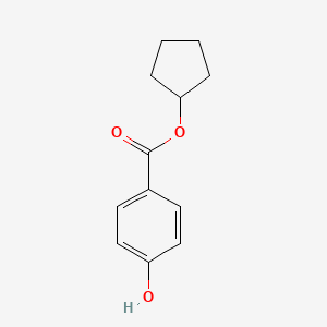 molecular formula C12H14O3 B1185212 Cyclopentyl 4-hydroxybenzoate 