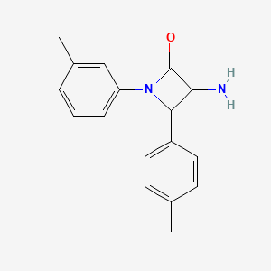 3-Amino-1-(m-tolyl)-4-(p-tolyl)azetidin-2-one