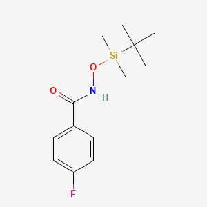 Benzamide, N-[[(1,1-dimethylethyl)dimethylsilyl]oxy]-4-fluoro-