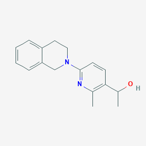 1-(6-(3,4-Dihydroisoquinolin-2(1H)-yl)-2-methylpyridin-3-yl)ethanol