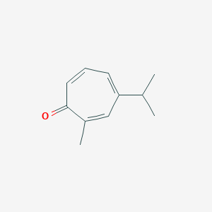molecular formula C11H14O B118523 2-Methyl-4-propan-2-ylcyclohepta-2,4,6-trien-1-one CAS No. 143768-61-0