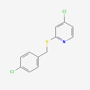 4-Chloro-2-((4-chlorobenzyl)thio)pyridine