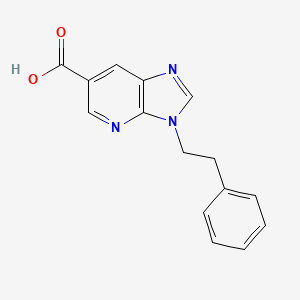 Imidazo(4,5-b)pyridine-6-carboxylic acid, 3-phenethyl-