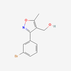 (3-(3-Bromophenyl)-5-methylisoxazol-4-yl)methanol