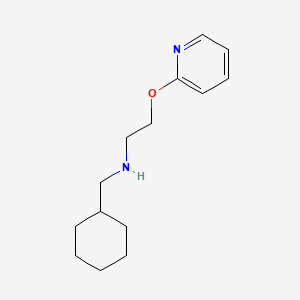 molecular formula C14H22N2O B1185239 N-(cyclohexylmethyl)-2-(pyridin-2-yloxy)ethanamine 