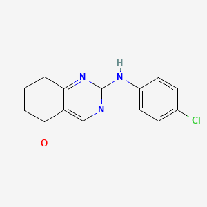 2-((4-Chlorophenyl)amino)-7,8-dihydroquinazolin-5(6H)-one