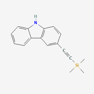 3-((Trimethylsilyl)ethynyl)-9H-carbazole