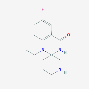 1'-Ethyl-6'-fluoro-1'H-spiro[piperidine-3,2'-quinazolin]-4'(3'H)-one