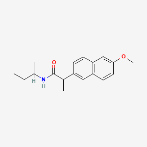 molecular formula C18H23NO2 B1185252 N-(sec-butyl)-2-(6-methoxy-2-naphthyl)propanamide 