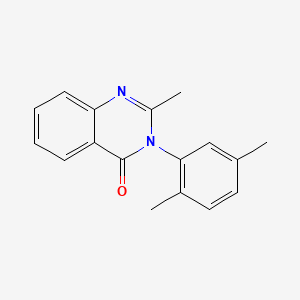 4(3H)-Quinazolinone, 2-methyl-3-(2,5-xylyl)-