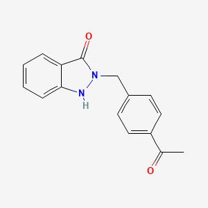 2-(4-Acetylbenzyl)-1H-indazol-3(2H)-one