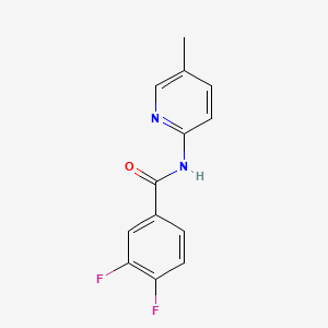 molecular formula C13H10F2N2O B1185271 3,4-difluoro-N-(5-methyl-2-pyridinyl)benzamide 