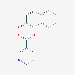 2-Oxo-1,2-dihydronaphthalen-1-yl nicotinate