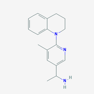 1-(6-(3,4-Dihydroquinolin-1(2H)-yl)-5-methylpyridin-3-yl)ethanamine