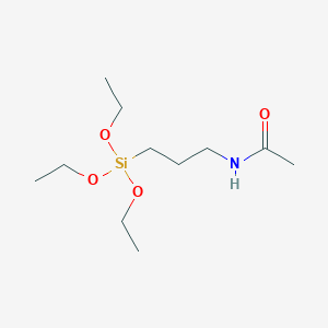 molecular formula C11H25NO4Si B11852793 N-(3-(Triethoxysilyl)propyl)acetamide CAS No. 17053-34-8