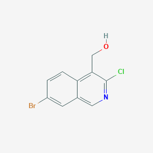 (7-Bromo-3-chloroisoquinolin-4-yl)methanol