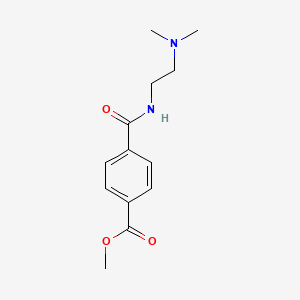 molecular formula C13H18N2O3 B1185292 Methyl 4-({[2-(dimethylamino)ethyl]amino}carbonyl)benzoate 