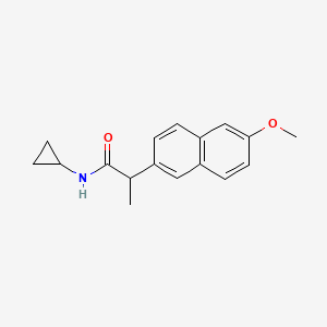 N-cyclopropyl-2-(6-methoxy-2-naphthyl)propanamide