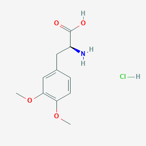 molecular formula C11H16ClNO4 B11853114 3,4-Dimethoxyphenyl-L-alanine hydrochloride 