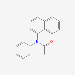 molecular formula C18H15NO B11853125 N-(Naphthalen-1-yl)-N-phenylacetamide CAS No. 59130-78-8