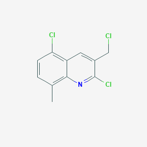 3-Chloromethyl-2,5-dichloro-8-methylquinoline