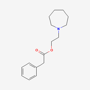 molecular formula C16H23NO2 B11853174 2-(Azepan-1-yl)ethyl phenylacetate CAS No. 90236-71-8