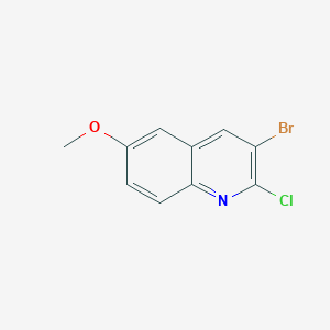 3-Bromo-2-chloro-6-methoxyquinoline