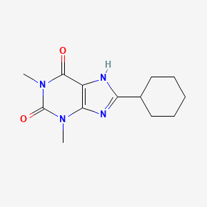 8-Cyclohexyl-1,3-dimethyl-3,9-dihydro-1h-purine-2,6-dione