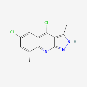 4,6-Dichloro-3,8-dimethyl-1H-pyrazolo[3,4-B]quinoline