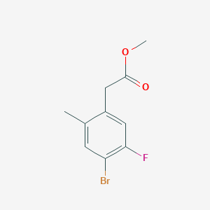 Methyl 2-(4-bromo-5-fluoro-2-methylphenyl)acetate