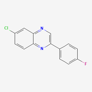 6-Chloro-2-(4-fluorophenyl)quinoxaline