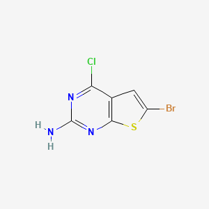 6-Bromo-4-chlorothieno[2,3-d]pyrimidin-2-amine