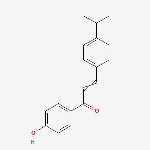 1-(4-Hydroxyphenyl)-3-(4-propan-2-ylphenyl)prop-2-en-1-one