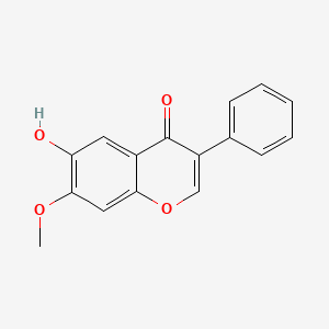 6-Hydroxy-7-methoxy-3-phenyl-4H-1-benzopyran-4-one