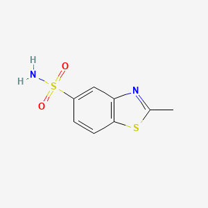 molecular formula C8H8N2O2S2 B1185347 2-Methyl-1,3-benzothiazole-5-sulfonamide 