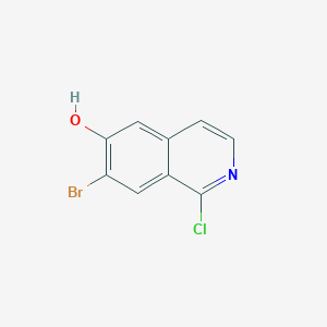 7-Bromo-1-chloroisoquinolin-6-ol