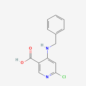 4-(Benzylamino)-6-chloronicotinic acid