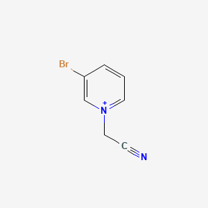 molecular formula C7H6BrN2+ B1185354 3-Bromo-1-(cyanomethyl)pyridinium 