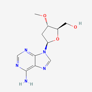 ((2R,3S,5R)-5-(6-Amino-9H-purin-9-yl)-3-methoxytetrahydrofuran-2-yl)methanol