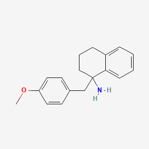 N-(4-Methoxybenzyl)-1,2,3,4-tetrahydronaphthalen-1-amine