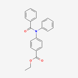 molecular formula C22H19NO3 B1185361 Ethyl 4-(benzoylanilino)benzoate 