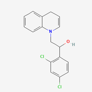 molecular formula C17H15Cl2NO B1185364 1-(2,4-dichlorophenyl)-2-(1(4H)-quinolinyl)ethanol 
