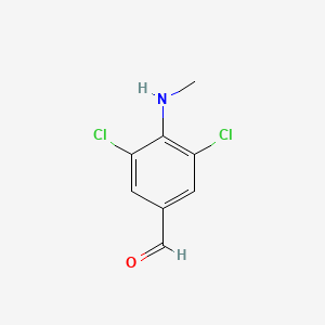 3,5-Dichloro-4-(methylamino)benzaldehyde