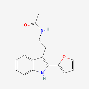 N-(2-(2-(Furan-2-yl)-1H-indol-3-yl)ethyl)acetamide