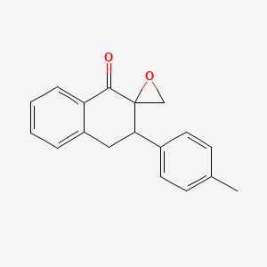 3-(p-Tolyl)-3,4-dihydro-1H-spiro[naphthalene-2,2'-oxiran]-1-one