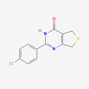 2-(4-Chlorophenyl)-5,7-dihydrothieno[3,4-d]pyrimidin-4(3H)-one