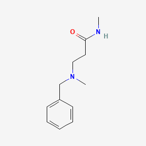 molecular formula C12H18N2O B1185374 3-[benzyl(methyl)amino]-N-methylpropanamide 