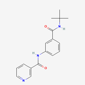 molecular formula C17H19N3O2 B1185375 N-{3-[(tert-butylamino)carbonyl]phenyl}nicotinamide 