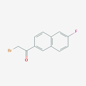 2-Bromo-1-(6-fluoronaphthalen-2-yl)ethan-1-one