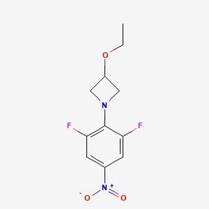 1-(2,6-Difluoro-4-nitrophenyl)-3-ethoxyazetidine